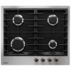 Picture of De Dietrich 60cm 4 x Burner Gas Hob Cast Iron Pan Supports Stainless Steel
