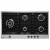 Picture of De Dietrich 90cm 5 x Burner Gas Hob 1 x Wok Burner Cast Iron Pan Supports Stainless Steel