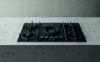 Picture of Elica 88cm NikolaTesla FLAME BLACK Aspirating Gas Hob - Recycling Plinth-out Included in the Box