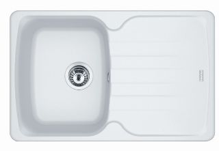 Picture of Franke Antea Single Bowl Inset Sink Reversible Fragranite Polar White