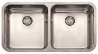 Picture of Franke Largo Double Bowl Undermounted Sink Stainless Steel