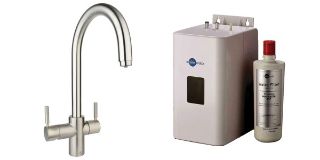 Picture of ISE 3 In 1 J Spout Tap Brushed Steel Kit