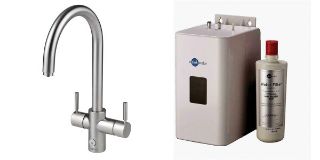 Picture of ISE 4 In 1 J Spout Touch Control Tap Brushed Steel Kit
