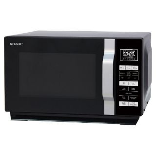 Picture of Sharp 23 Litre Flat Tray Cooking Solo Microwave Black