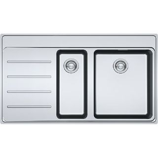 Picture of Franke Frames 1.5 Slim-Top Sink LHD with Tap Ledge Stainless Steel Accessory Kit Included