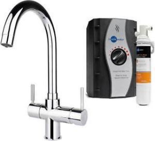 Picture of ISE 3 In 1 Lecce J Spout Tap Chrome Kit Tap and Tank
