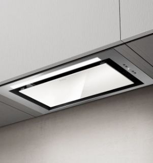Picture of Elica 60cm Hidden Canopy Hood White Glass + Stainless Steel