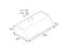 Picture of Bertazzoni 100cm Professional Series Canopy Hood Stainless Steel