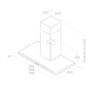 Picture of Elica 120cm Moon Chimney Hood Stainless Steel