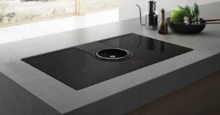 Picture of Elica 83cm Nikolatesla ONE 4 x Zone Ducted Aspirating Induction Hob 1 x Bridge Zone Touch Control Black