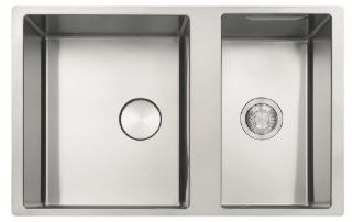 Picture of Franke Box Centre Bowl + Half Undermounted Sink Reversible Stainless Steel