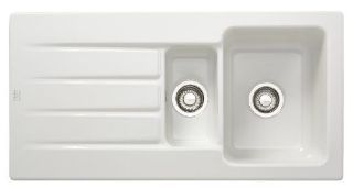 Picture of Franke Aracana 1.5 Bowl Inset Sink Reversible White Ceramic Pack