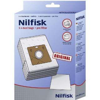 Picture of Nilfisk ONE 5 x Dust Bags + Pre Filter