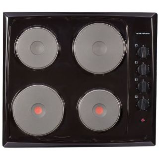 Picture of NordMende 60cm 4 x Zone Solid Plate Electric Hob Black