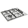 Picture of NordMende 60cm 4 x Burner Gas Hob Enamel Pan Supports Stainless Steel