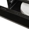 Picture of NordMende 14cm Integrated Warming Drawer Black Glass + Stainless Steel