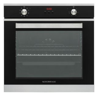 Picture of NordMende B/I 78L S/Steel & Black Glass Multifunction Oven with Catalytic Digital Programmer