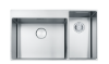 Picture of Franke Box Centre Double Bowl Slim-Top Sink RHSB Stainless Steel