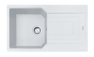 Picture of Franke Urban Single Bowl Inset or Flushmounted Sink Reversible Fragranite Polar White
