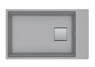 Picture of Franke Kubus Single Bowl Undermounted Sink Fragranite Stone Grey 62cm