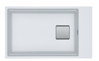 Picture of Franke Kubus Single Bowl Undermounted Sink Fragranite Polar White 62cm