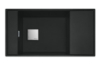 Picture of Franke Fresno Single Bowl Undermounted Sink Fragranite Matt Black