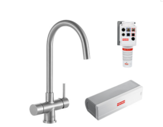 Picture of Franke Minerva Helix Electronic 4-in-1 Instant Boiling Water Tap Stainless Steel