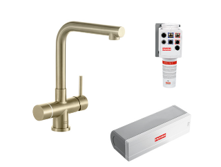 Picture of Franke Minerva Mondial Electronic 4-in-1 Instant Boiling Water Tap Champagne Gold