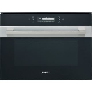 Picture of Hotpoint Built-in Series 9 Combi Microwave Oven 45cm Black Glass