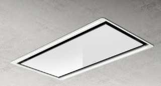Picture of Elica 100cm Hi Light-W Ceiling Hood White Glass + Frame