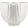 Picture of KitchenAid 4.7L Ceramic Mixing Bowl Classic Column White