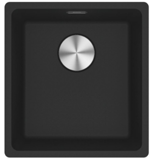 Picture of Franke Maris Single Bowl Undermounted Sink Fragranite Matt Black