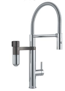 Picture of Franke Vital Capsule Filter 3-in-1 Semi-Pro Tap Chrome Gunmetal