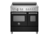 Picture of Bertazzoni Master 90cm Range Cooker Twin Oven Induction Matt Black