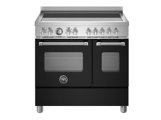 Picture of Bertazzoni Master 90cm Range Cooker Twin Oven Induction Matt Black