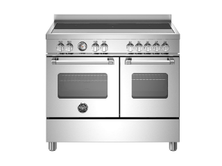Picture of Bertazzoni Master 100cm Range Cooker Twin Oven Induction Stainless Steel