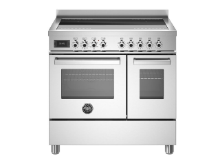 Picture of Bertazzoni Professional 90cm Range Cooker Twin Oven Induction Stainless Steel