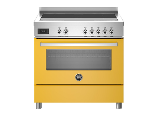 Picture of Bertazzoni Professional 90cm Range Cooker Single Oven Induction Yellow