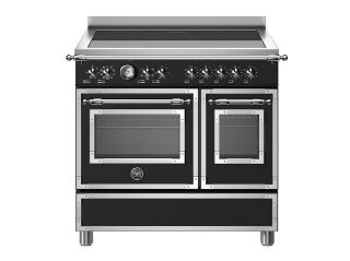 Picture of Bertazzoni Heritage 90cm Range Cooker Twin Oven Induction Matt Black