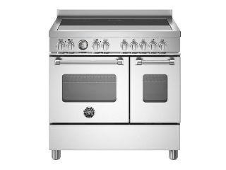 Picture of Bertazzoni Master 90cm Range Cooker Twin Oven Induction Stainless Steel