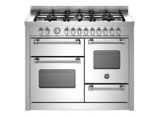 Picture of Bertazzoni Master 110cm Range Cooker XG Oven Dual Fuel Stainless Steel