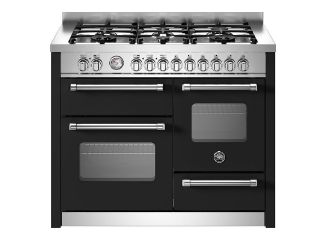 Picture of Bertazzoni Master 110cm Range Cooker XG Oven Dual Fuel Matt Black