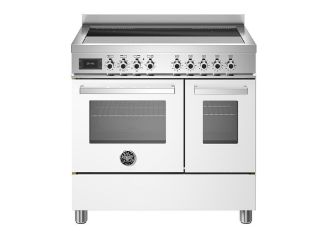 Picture of Bertazzoni Professional 90cm Range Cooker Twin Oven Induction Gloss White