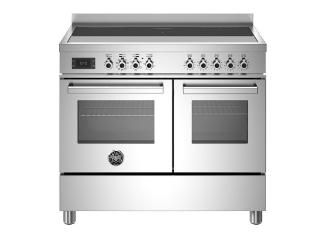 Picture of Bertazzoni Professional 100cm Range Cooker Twin Oven Induction Stainless Steel