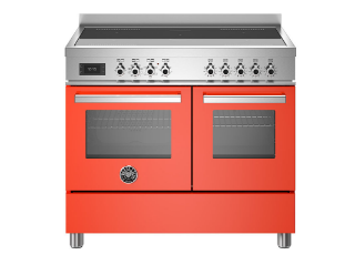 Picture of Bertazzoni Professional 100cm Range Cooker Twin Oven Induction Gloss Orange