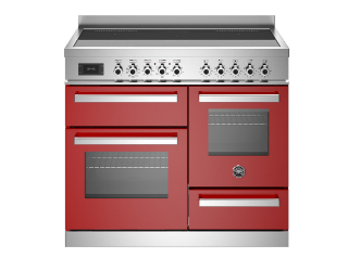 Picture of Bertazzoni Professional 100cm Range Cooker XG Oven Induction Gloss Red