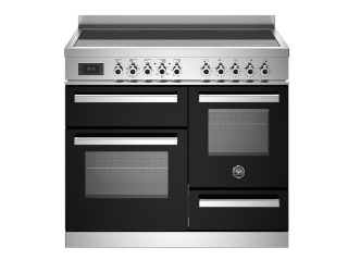 Picture of Bertazzoni Professional 100cm Range Cooker XG Oven Induction Gloss Black