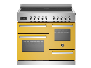 Picture of Bertazzoni Professional 100cm Range Cooker XG Oven Induction Gloss Yellow