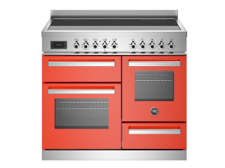 Picture of Bertazzoni Professional 100cm Range Cooker XG Oven Induction Gloss Orange