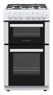 Picture of NordMende FS 50cm Twin Cavity Natural Gas Cooker White